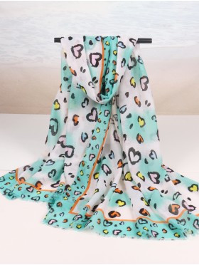 Fashion Heart Pattern Fashion Scarf